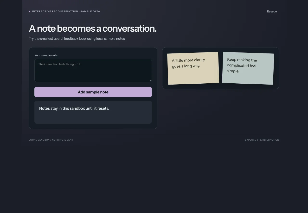 Glaze — interactive reconstruction preview