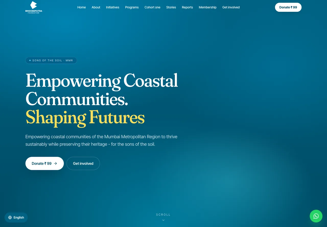 Bhoomiputra Foundation — public project screenshot
