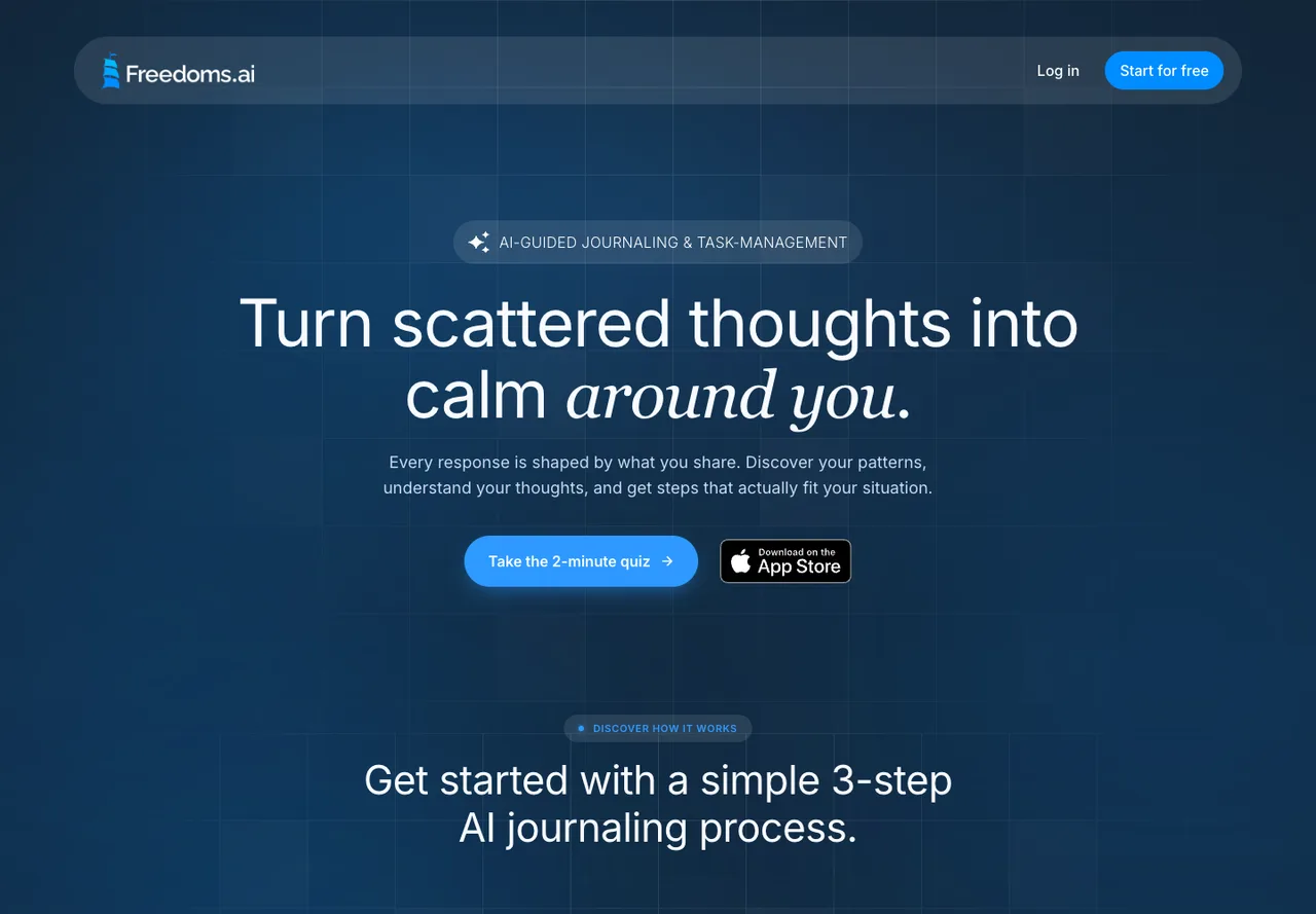 Freedoms AI — public project screenshot