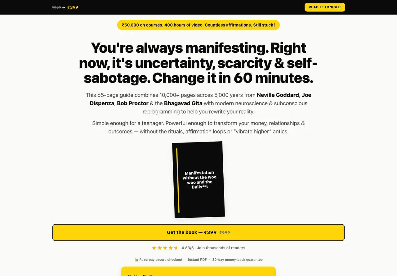 Manifest — public project screenshot