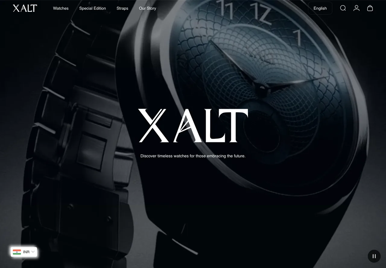 Xalt Watches — public project screenshot